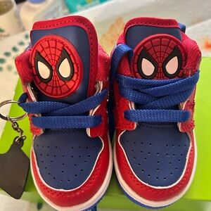 Toddler Jordan Spider-Man Sneakers – Size 5.5C